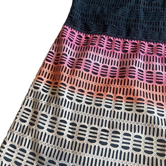 Ted Baker London Dahil Marina Mosaic Lace Tunic Dress Ombre Cocktail Size 4 - Picture 5 of 12